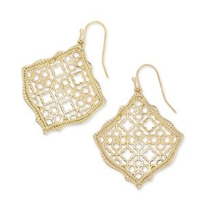 🆕Kendra Scott Kirsten Gold Drop Earrings NWT